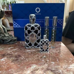 Royal Blue Perfume Set - Silver and Blue